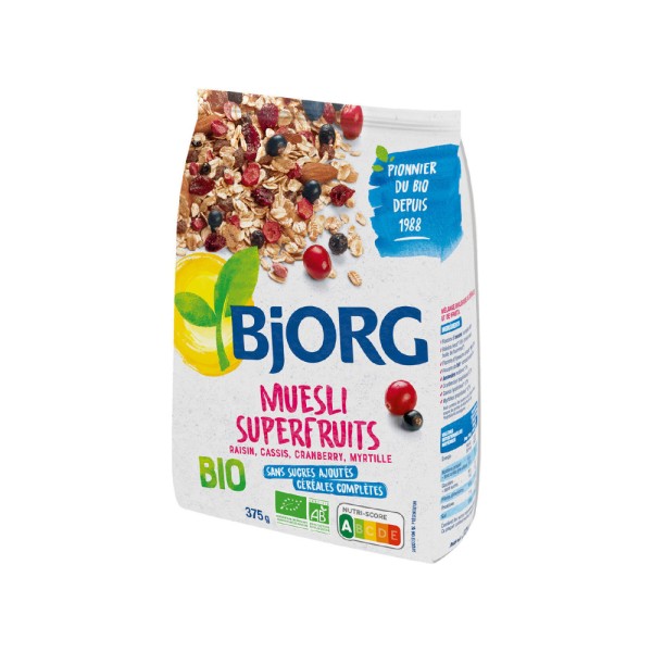 BJORG MUESLI SUPERFUITS