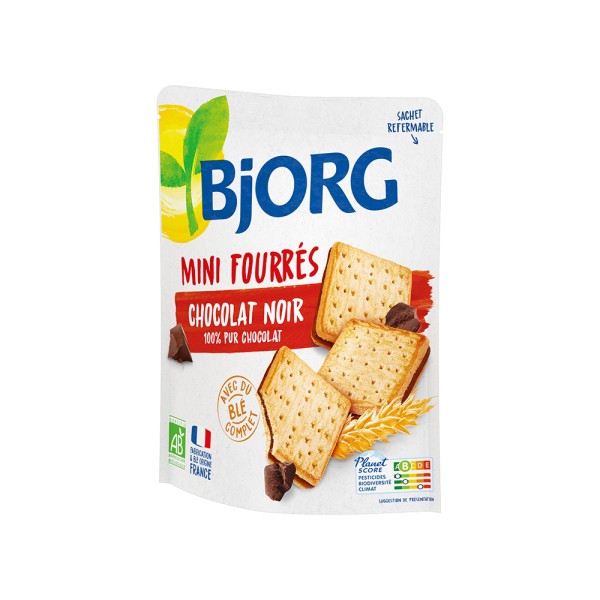 BJORG SAC MINI FOURRES CHOCOLAT NOIR