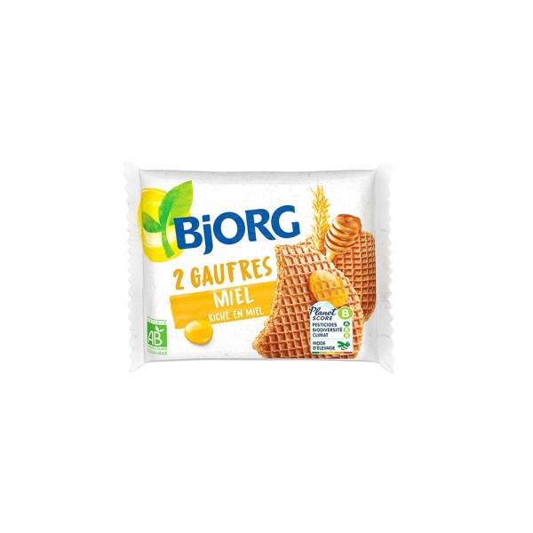 BJORG MINI GAUFRES AU MIEL2 BISCUITS