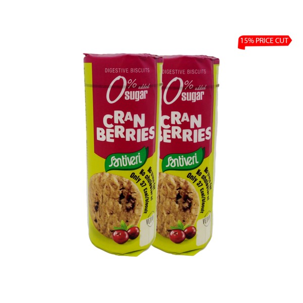 SANTIVERI 2 DIGESTIVE CRANBERRY -15 PCUT
