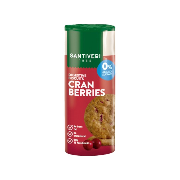 SANTIVERI DIGESTIVE BISCUIT CRANBERRY