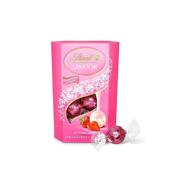 LINDT STRAWBERRIES+CREAM CORNET