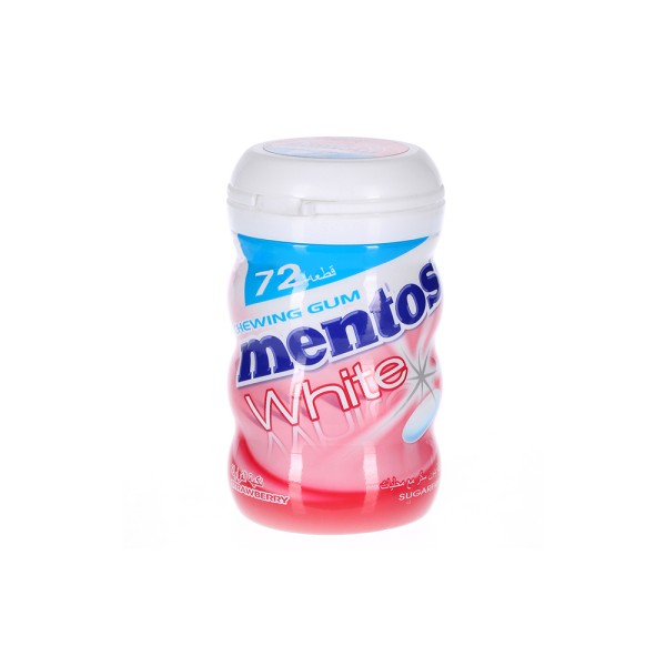 MENTOS GUM WHITE STRAWBERRY