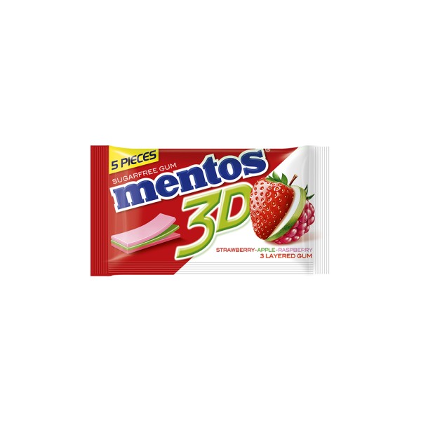 MENTOS MENTOS 3D FINSEAL STRAWBERRY