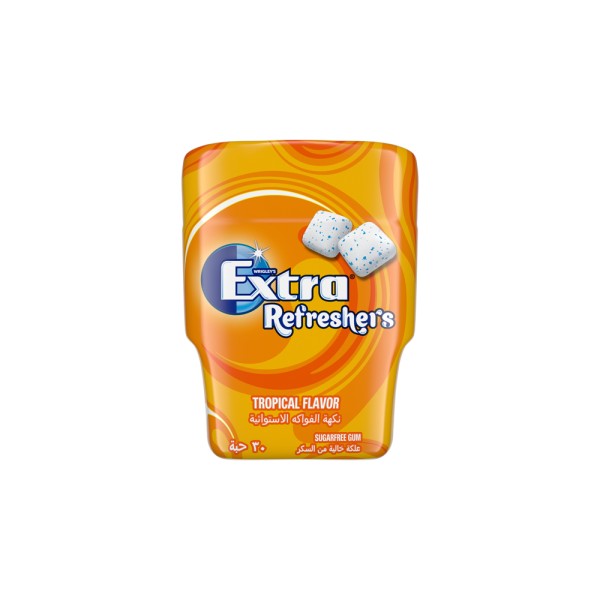 EXTRA REFRESHERS TROPICAL GUM