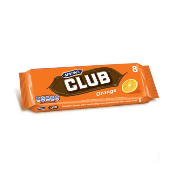 MCVITIES CHOCO CLUB ORANGE