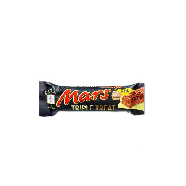 MARS TRIPLE TREAT FRUIT AND NUT CHOCOLATE