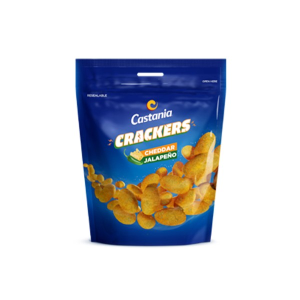 CASTANIA PE. CRACKERS JALAPENO CHEESE