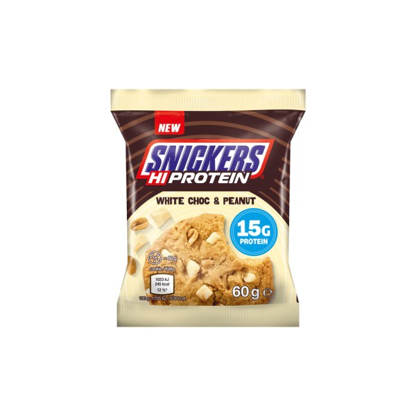 SNICKERS HI PROTEIN WHITE CHOCOLATE PEANUT COOKIE
