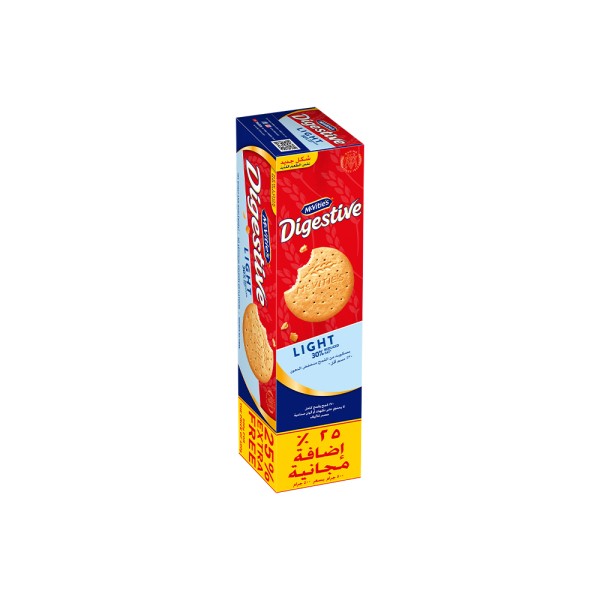 MCVITIES DIGESTIVE LIGHT+25PCENT