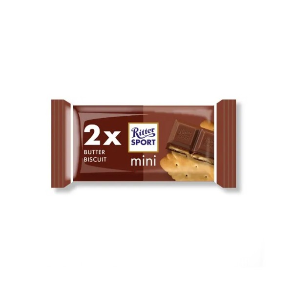 RITTER SPORT MINI 2PACK BUTTER BISCUIT