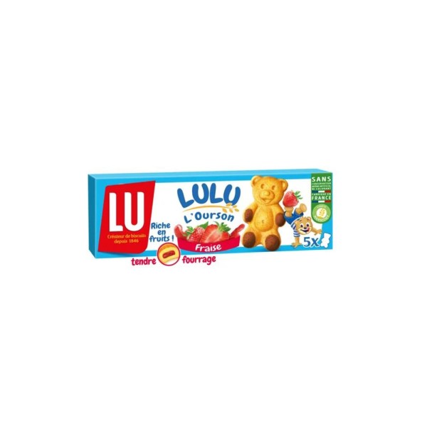 LU P5 OURSON FRAISE