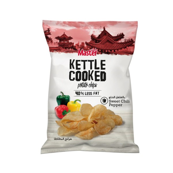 KETTLE MASTER SWEET CHILI PEPPER CHIPS