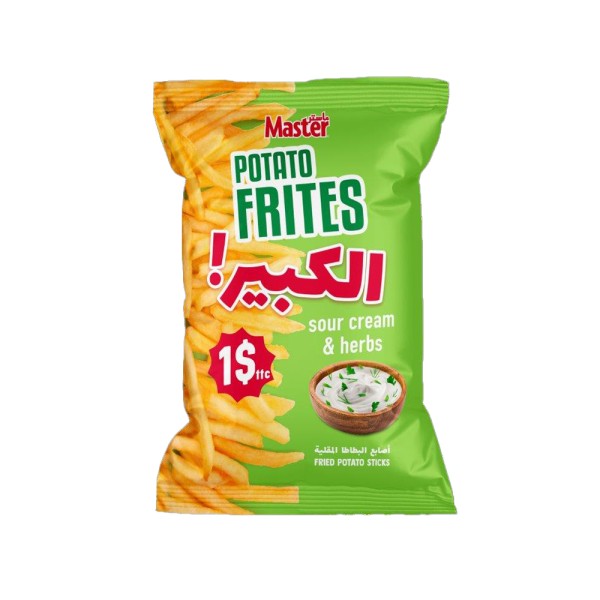 MASTER POTATO FRITES SOUR CREAM KBIR