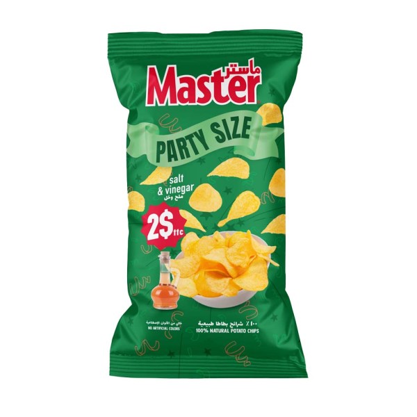 MASTER SALT AND VINEGAR PARTY SIZE