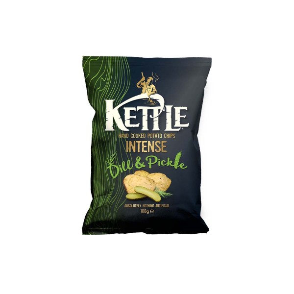 KETTLE INTENSE DILL AND PICKLE POTATO CHIPS