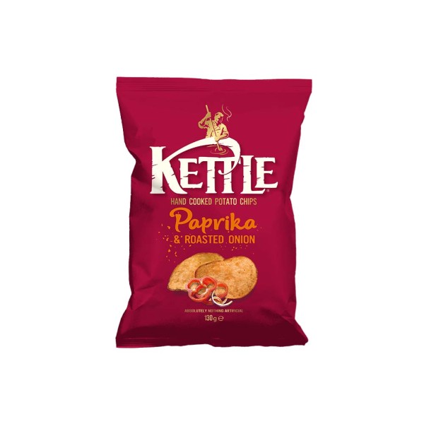 KETTLE PAPRIKA AND ROASTED ONION POTATO CHIPS