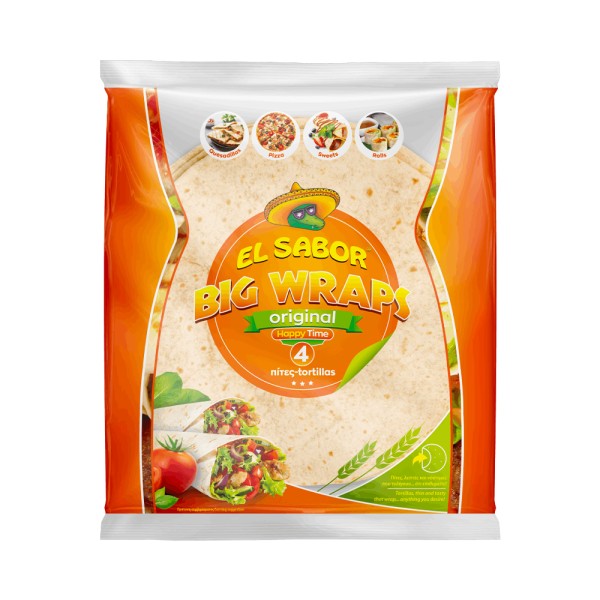 EL SABOR WRAPS HAPPY TIME 25CM